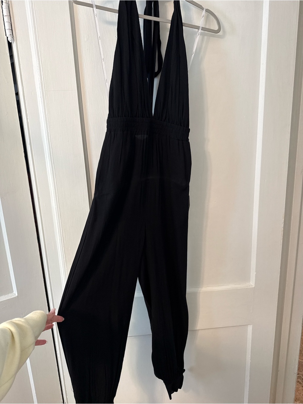 Lulu's Black Halter Jumpsuit